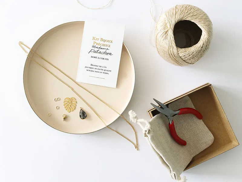 La Petite Epicerie Madame Patachou ketting sieradenkit antraciet