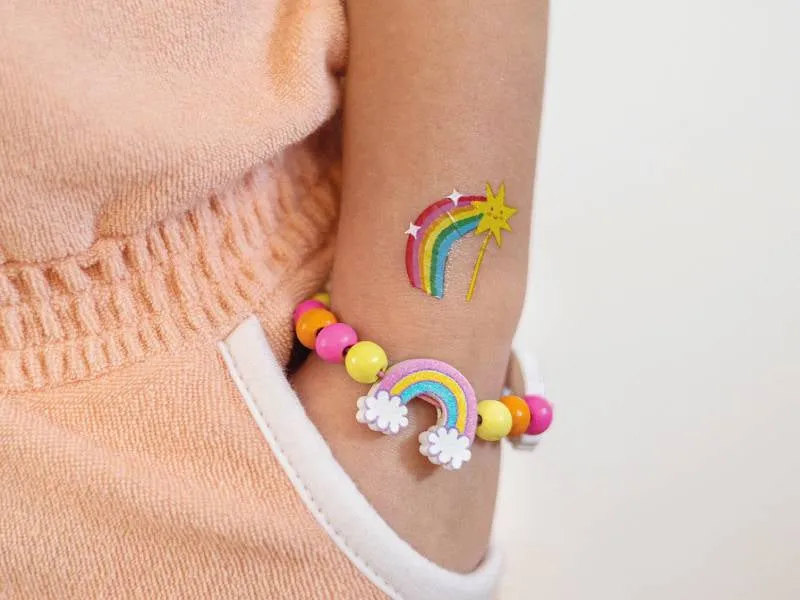 La Petite Epicerie Mon kit bijou regenboog armband knutselset