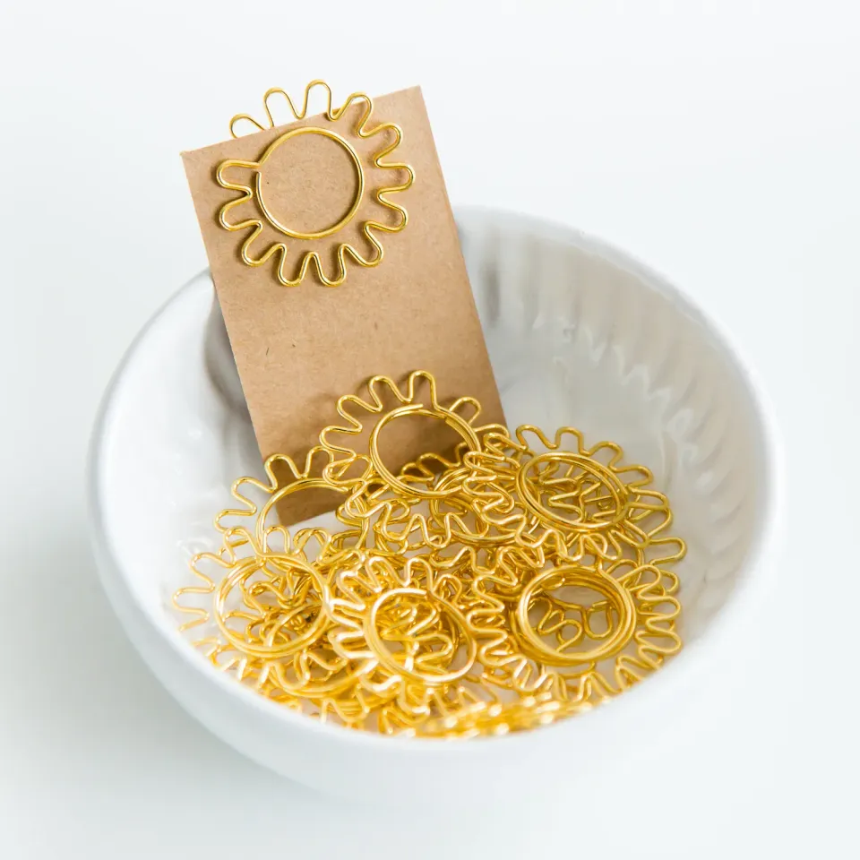 Jessy at Sea Sun paperclips goud 20 stuks 30 mm
