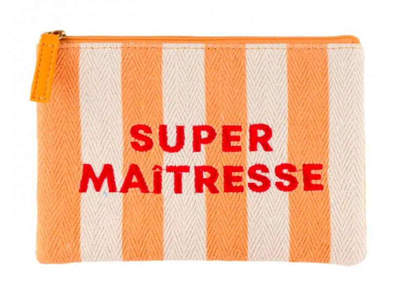 La Petite Epicerie Merci maîtresse cadeauset etui + sleutelhanger