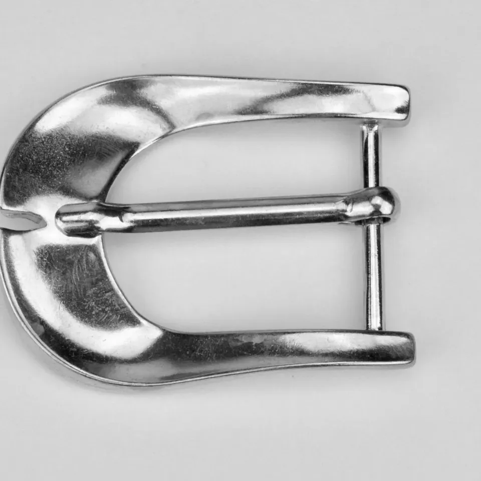 Leather House Silver Buckle 34mm gesp zilver 34 mm metaal