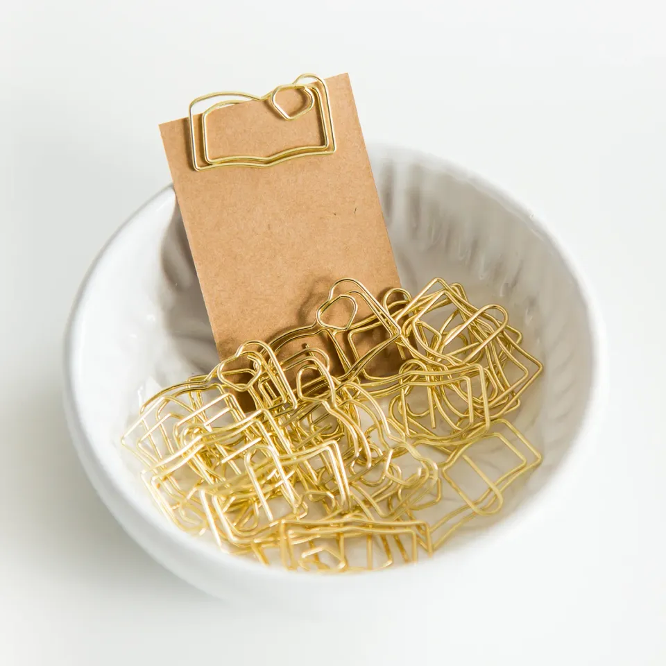 Jessy at Sea Book paperclips goud 20 stuks
