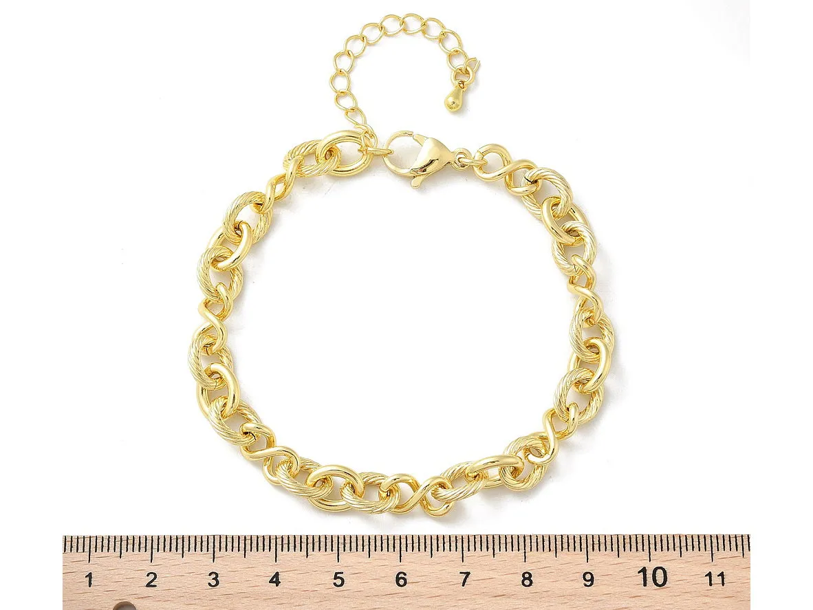 La Petite Epicerie Infini schakelarmband goud 20,6 cm