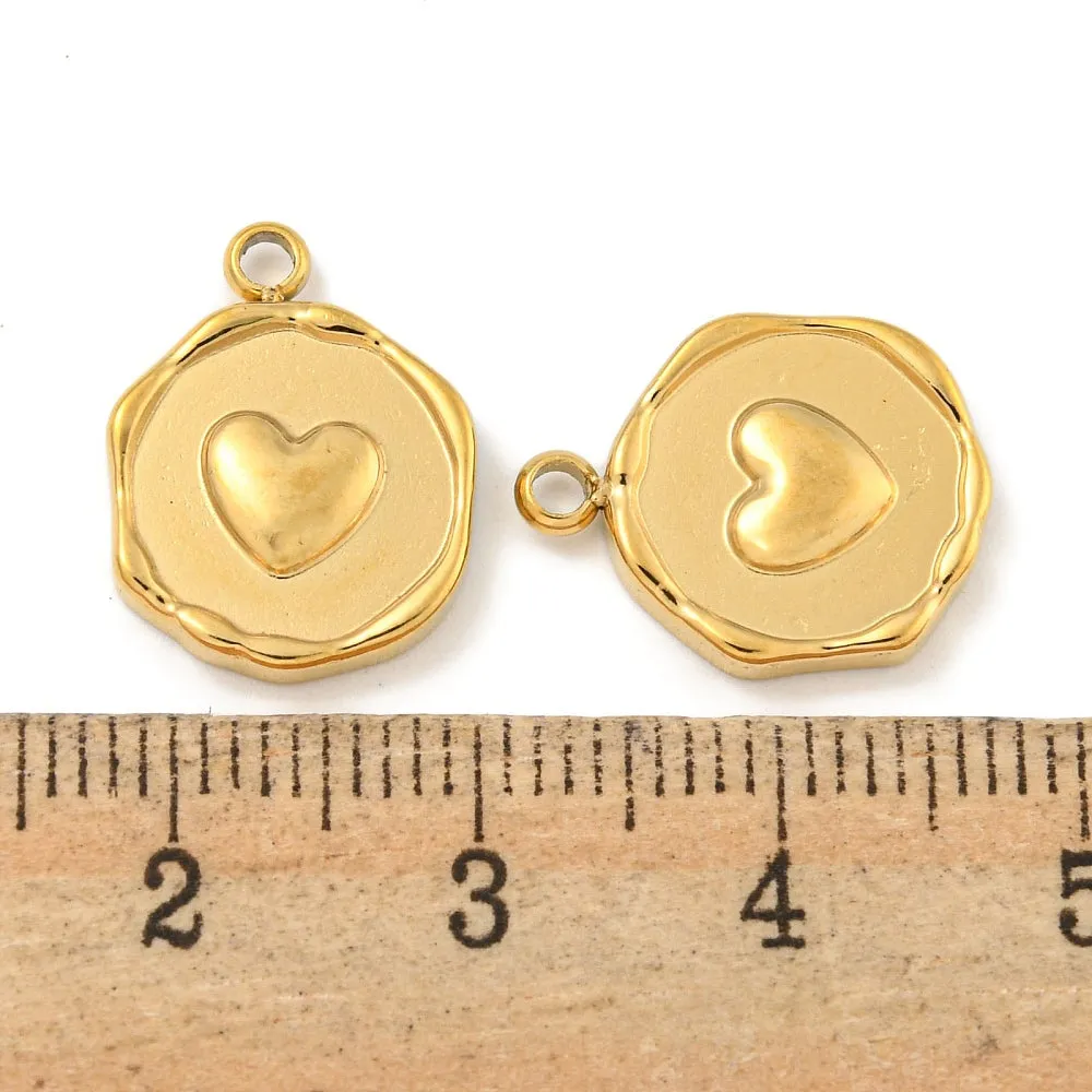 La Petite Epicerie Ronde Hanger Hart Goud RVS 16 mm