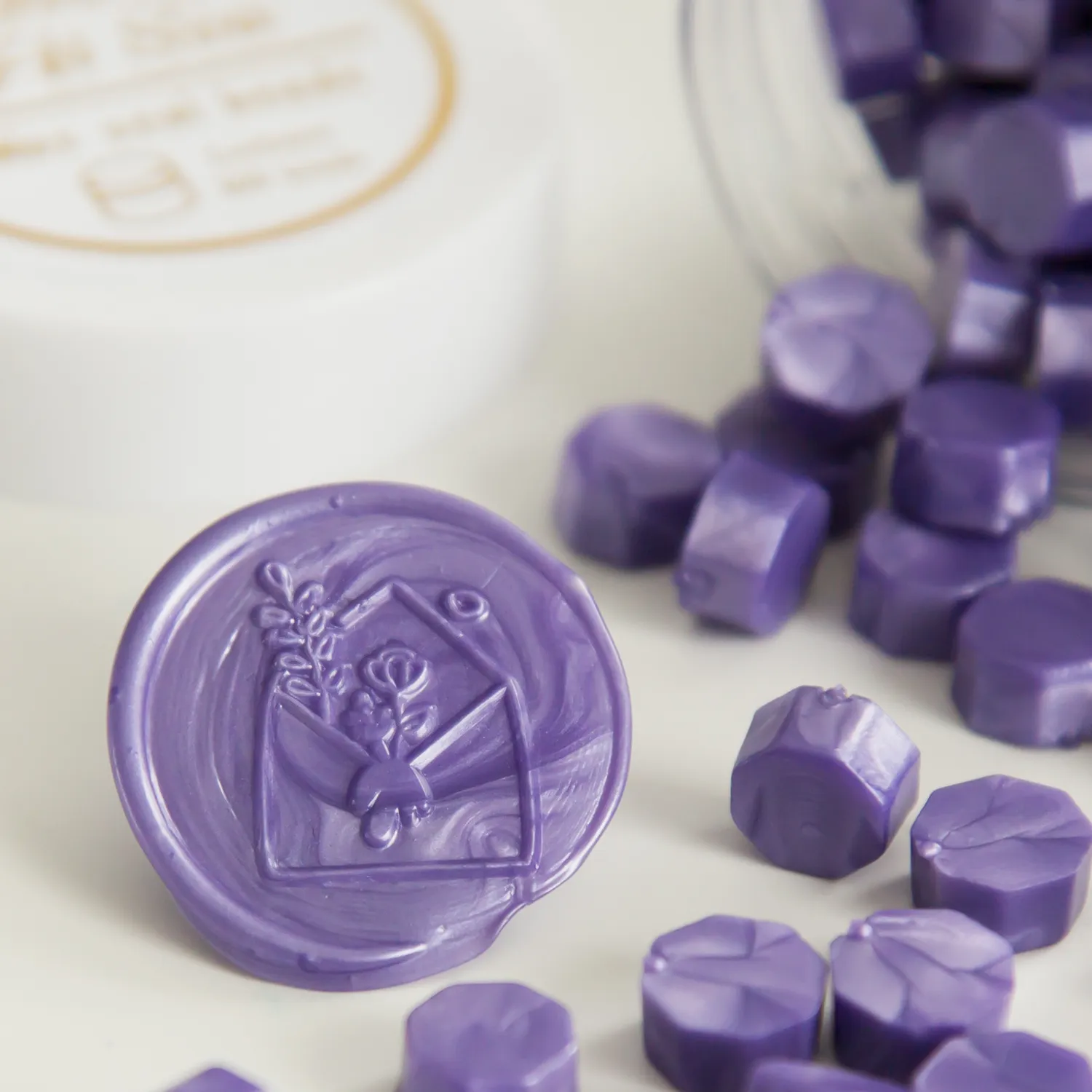Jessy at Sea Violet sealing wax 100 stuks paars