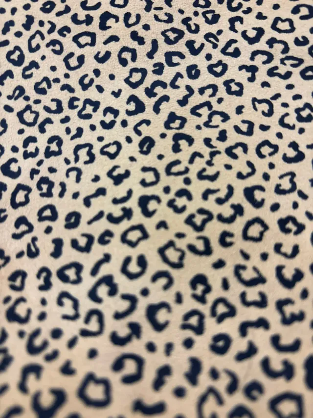 Leather House Leopard Print schapenleer 0,6-0,8 m plantaardig gelooid