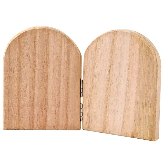 Astrid Brouwers 2 luik hout 11x17 cm