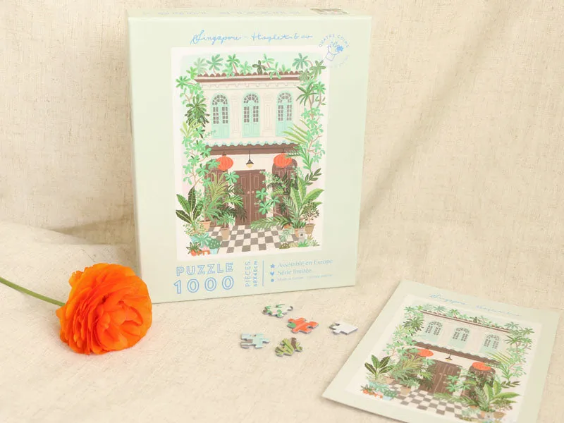 La Petite Epicerie Singapore puzzel 1000 stukjes Hoglet&Co
