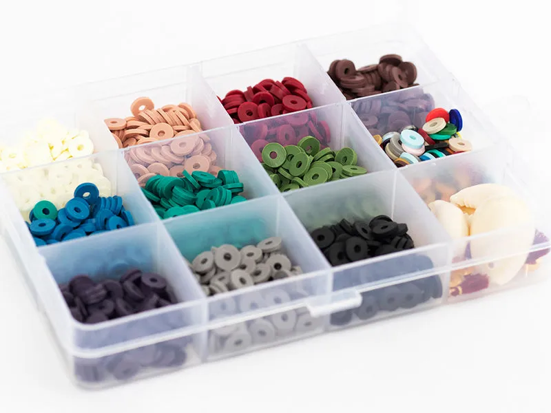 La Petite Epicerie Heishi kralenbox 6 mm naturel 1000 stuks
