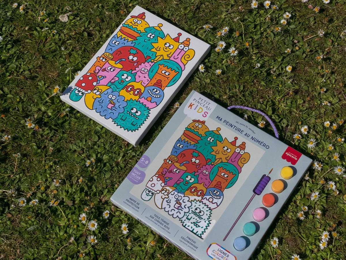 Petit Pinceau Kids Fun Gang schilderen op nummer kind