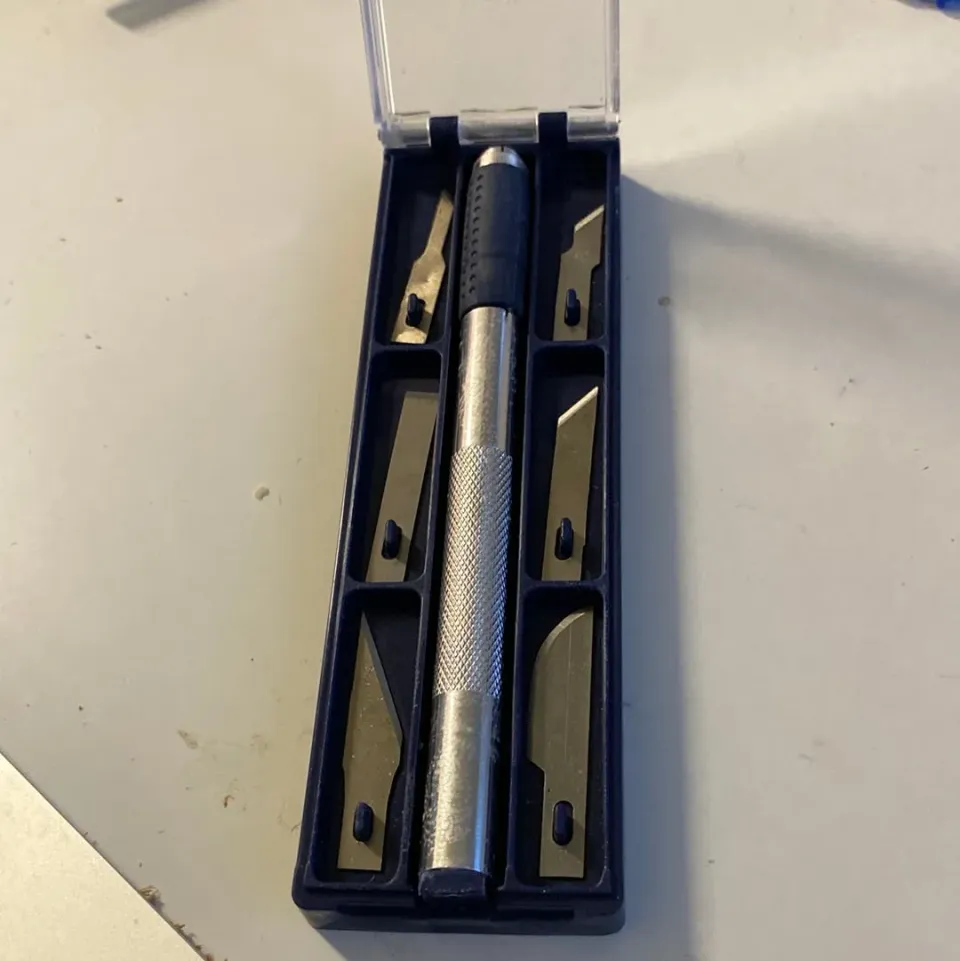 Leather House Precision snijmesjes 6 stuks voor detailwerk