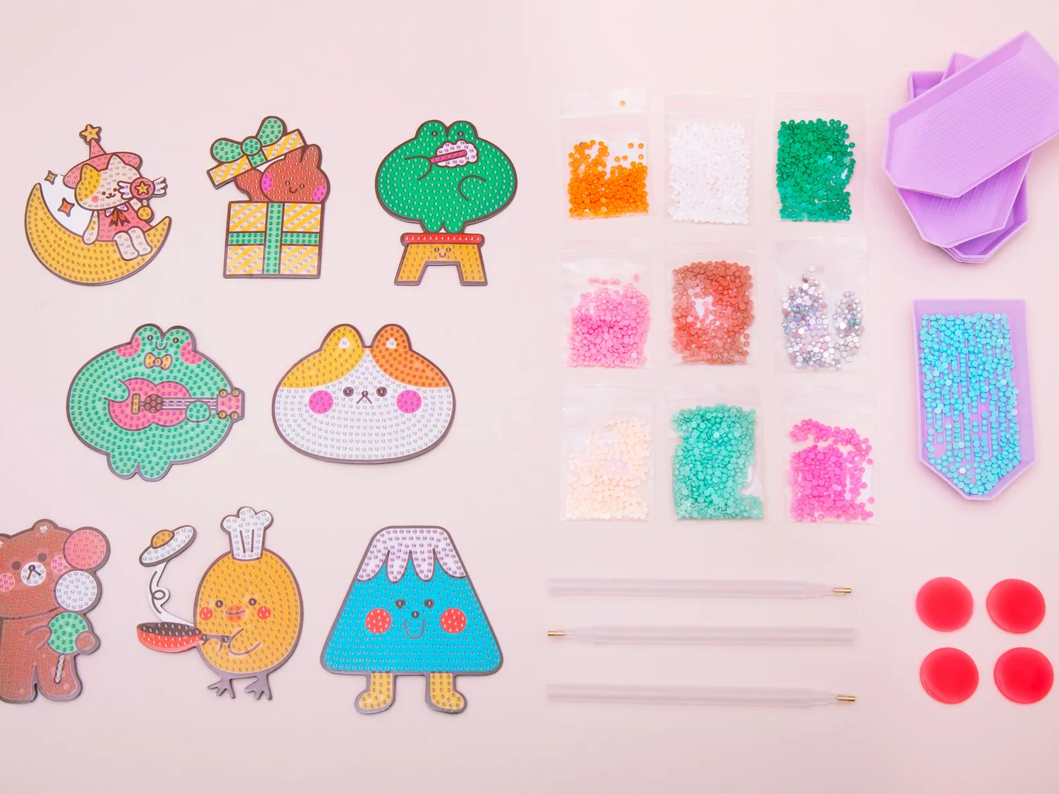Petit Diamond kids party pack magnets 8 stuks NiniWanted