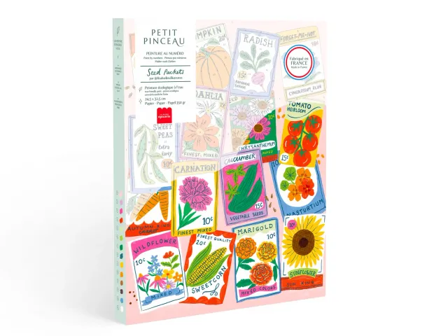 Petit Pinceau Seed Packets schilderen op nummer