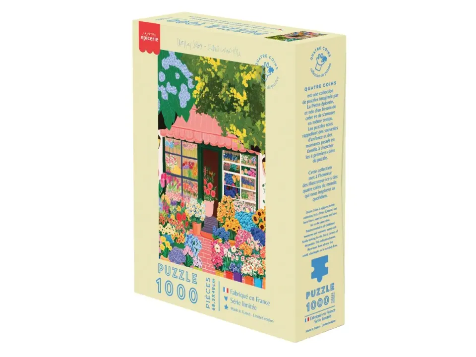La Petite Epicerie Quatre Coins Floral Shop puzzel 1000 stukjes bloemen