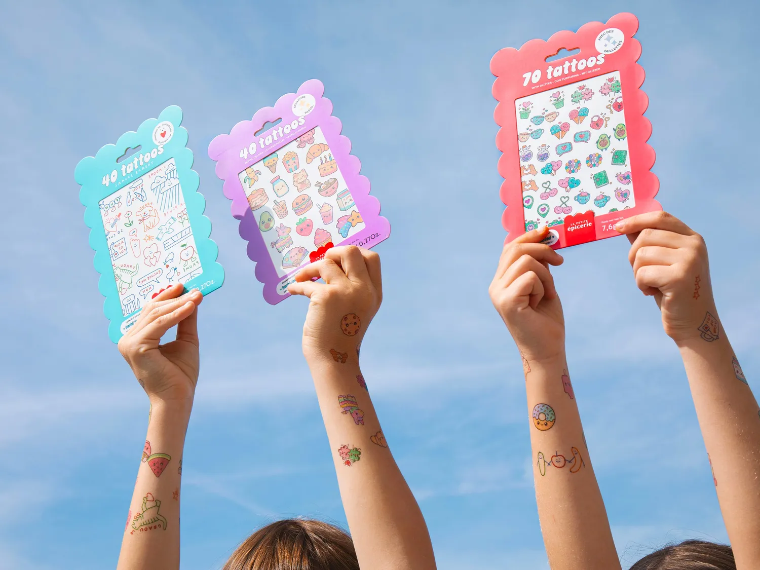 La Petite Epicerie x Samuel Eckert plaktattoos 40 stuks flashy