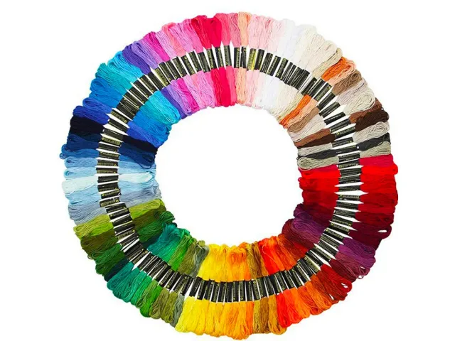 La Petite Epicerie borduurgaren 100 kleuren polycotton 100 stuks