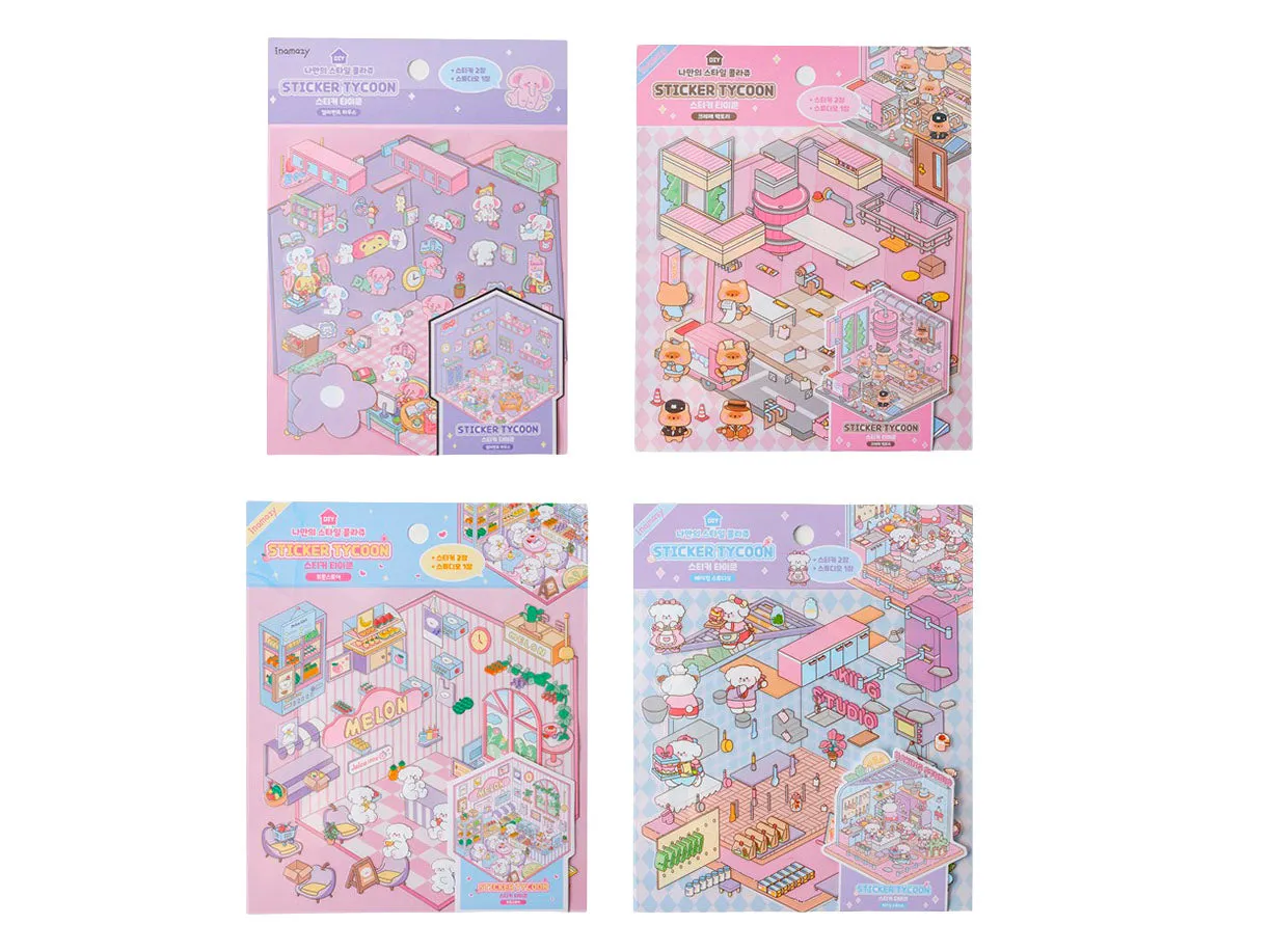 La Petite Epicerie Tycoon Fruit Store Stickers Herplakbaar Kawaii