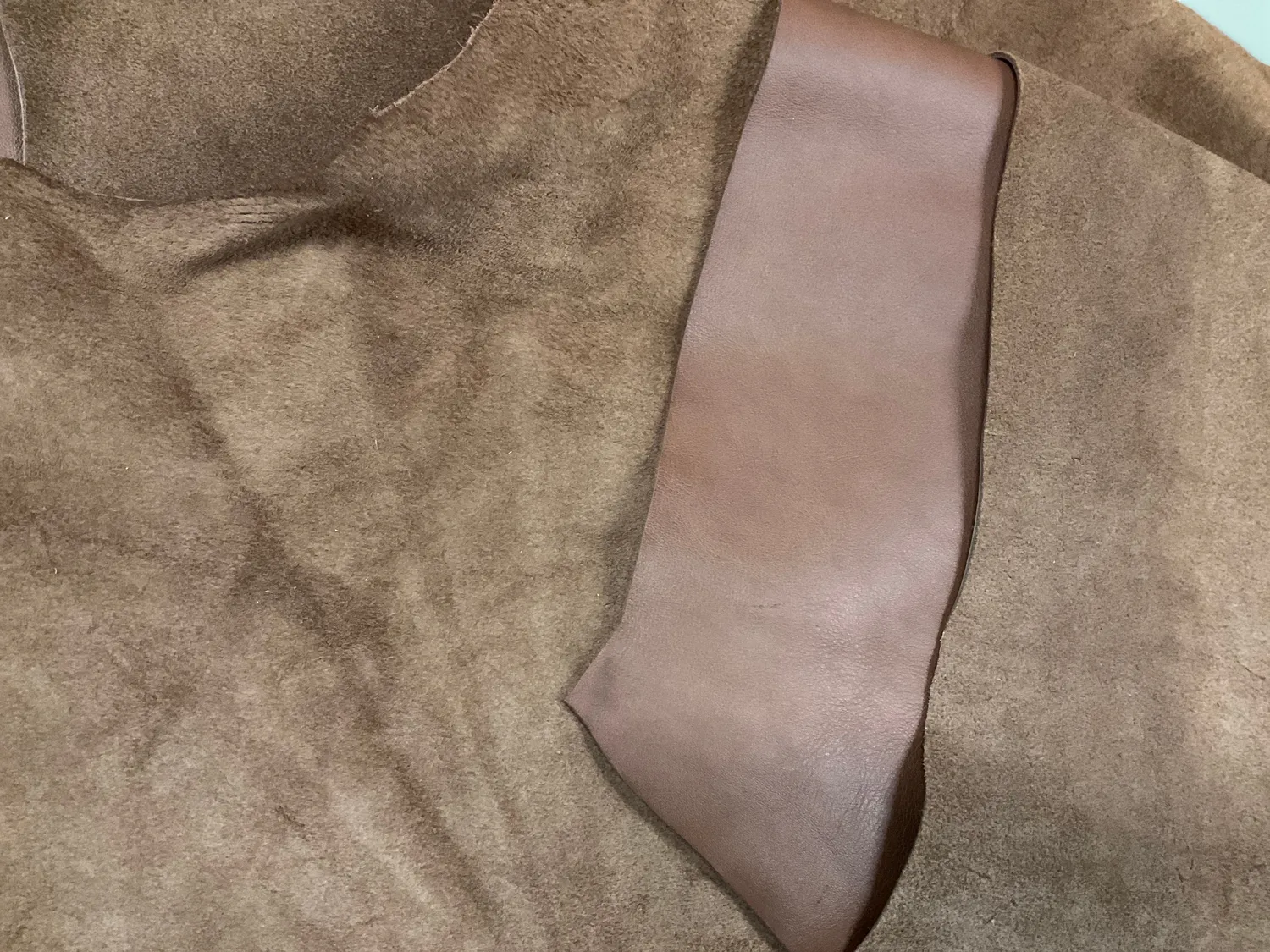 Leather House Runderleer Paneel 40x30 Zwart 1,3 mm