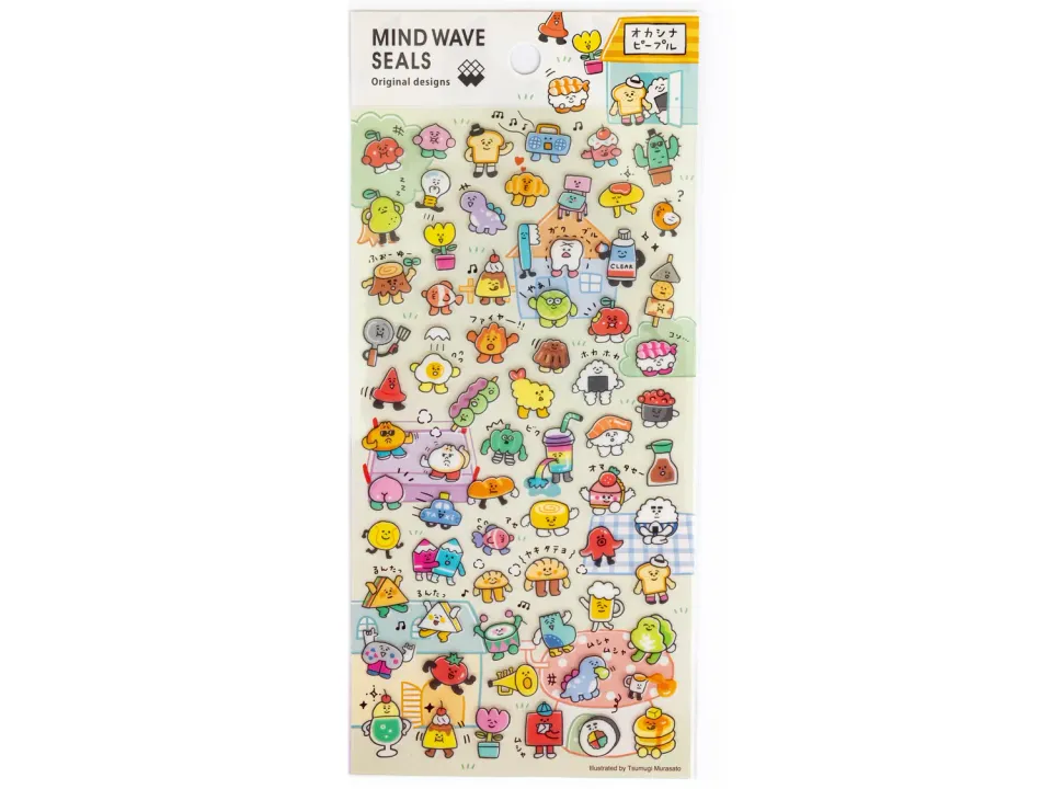 La Petite Epicerie fruits rigolos stickers vrolijke fruitmotieven