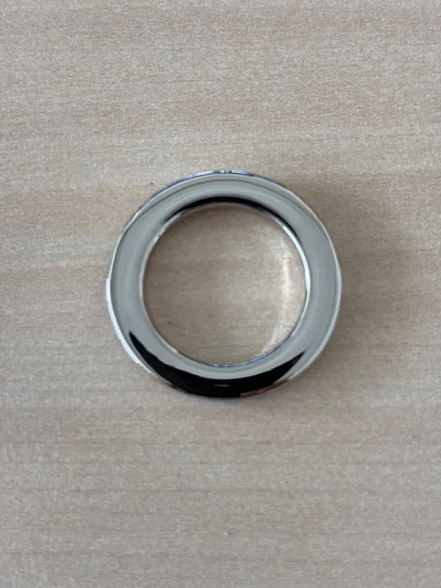Leather House O-ring zilver 20 mm nikkel 2 stuks