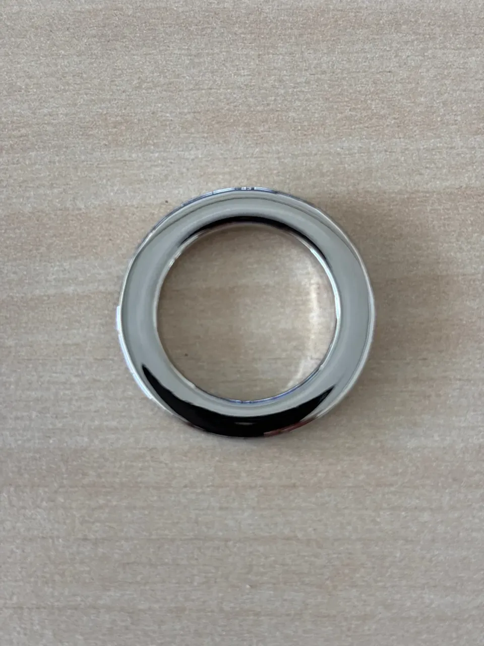 Leather House O-ring zilver 20 mm nikkel 2 stuks