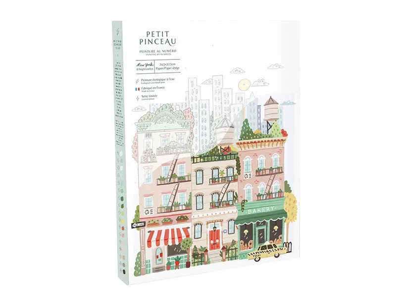 La Petite Epicerie Petit Pinceau New York schilderen op nummer 24x32cm