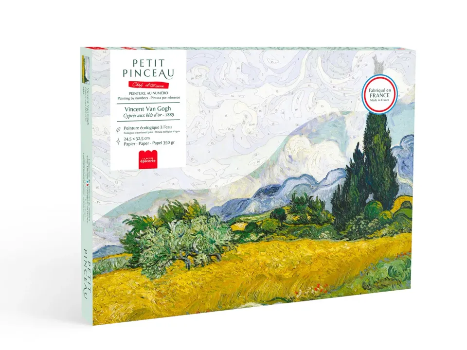 La Petite Epicerie Petit Pinceau Cyprès aux blés d'or schilderen op nummer