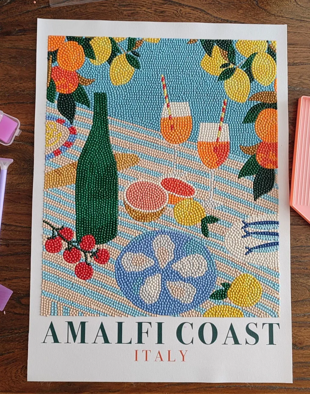 La Petite Epicerie Petit Diamond Amalfi Coast diamond painting