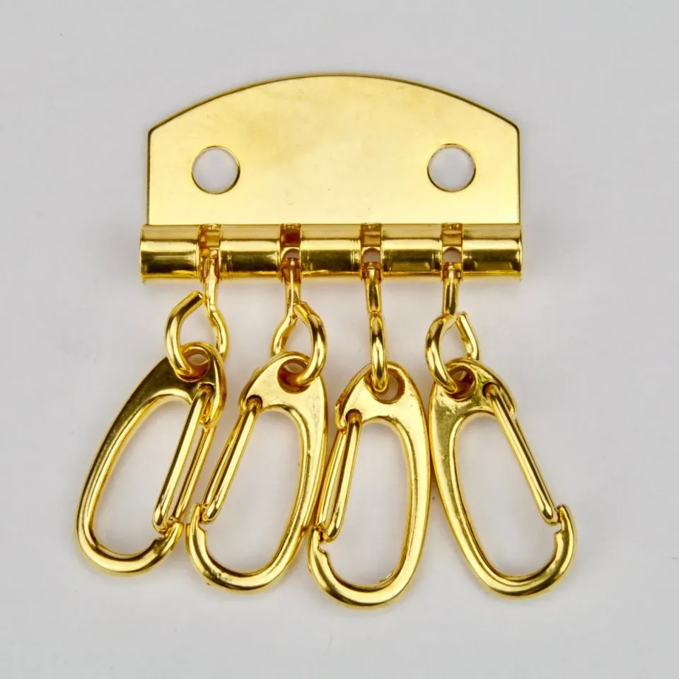 Leather House Sleutelrekje Gold 4 haken wandmontage