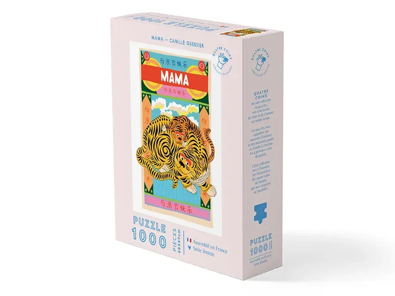 La Petite Epicerie Mama puzzel 1000 stukjes tijger