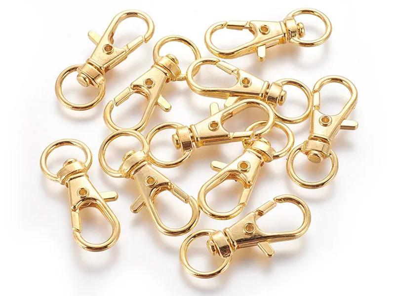La Petite Epicerie musketonsluiting goud 30 mm per stuk