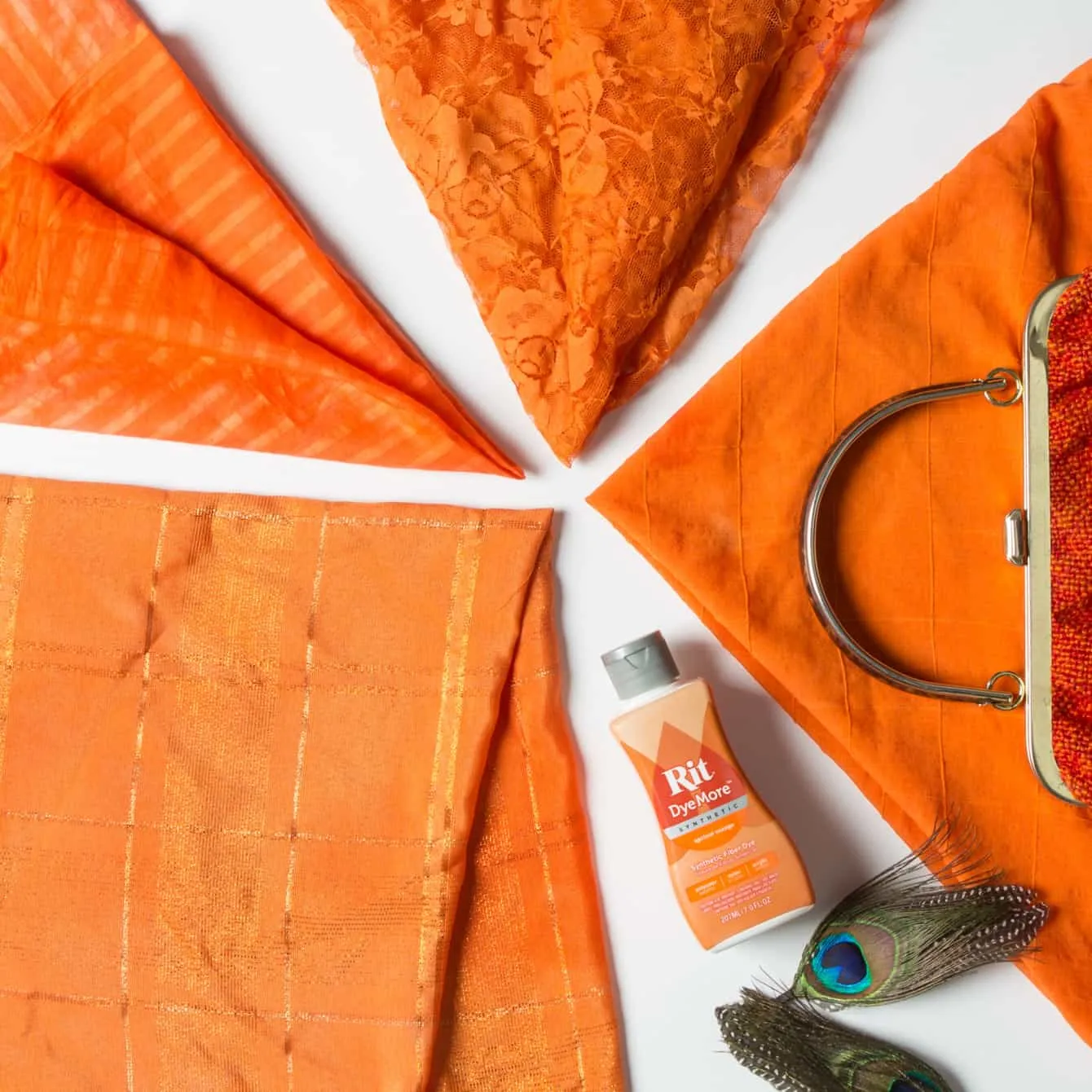 Rit DyeMore Apricot Orange textielverf vloeibaar synthetisch