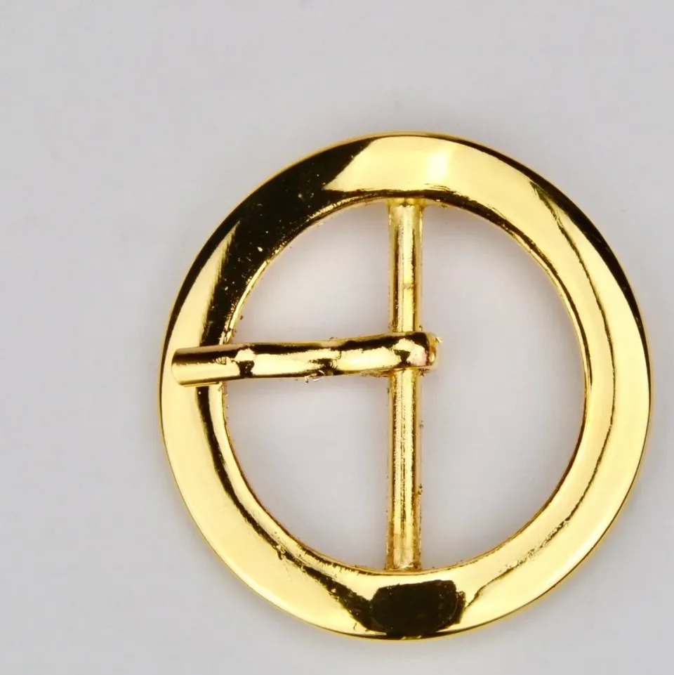 Leather House riemgesp goud 30 mm buckle
