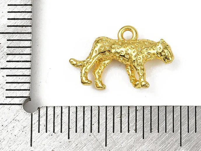 La Petite Epicerie luipaard bedel goud 14 mm