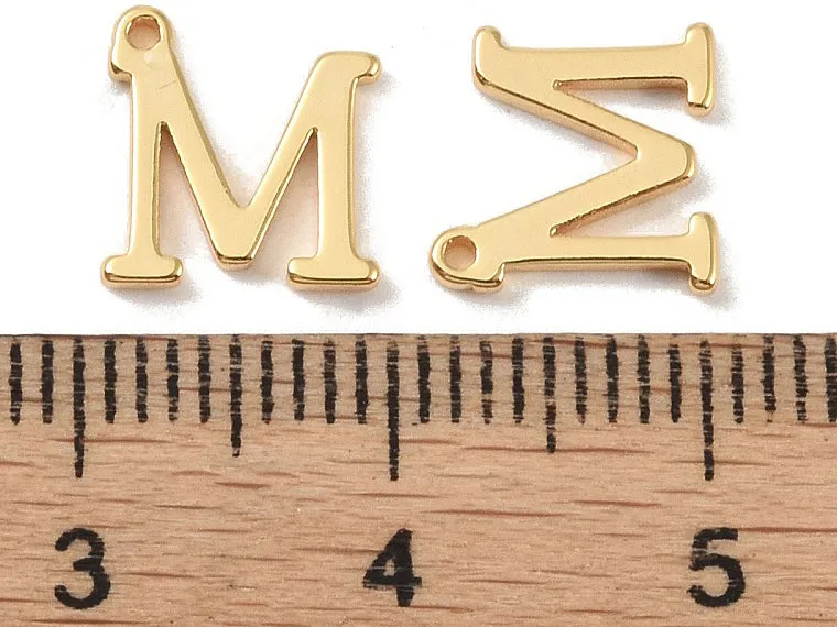 La Petite Epicerie bedel letter M goud verguld per stuk