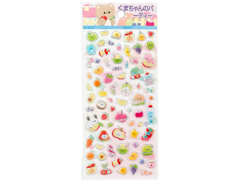La Petite Epicerie Koreaanse stickers eten pastel 3D