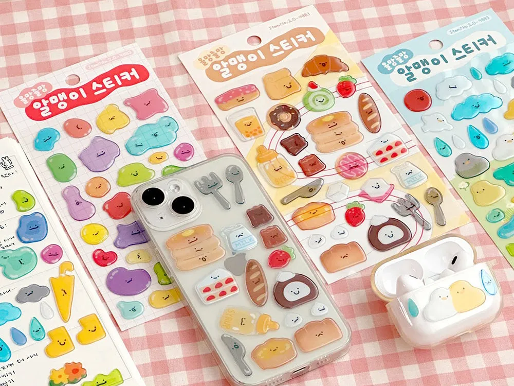 La Petite Epicerie Taches vinyl stickers dik gekleurd