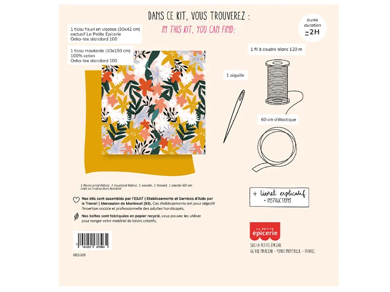 Mes Kits Make It Chouchous naaikit bloemen katoen