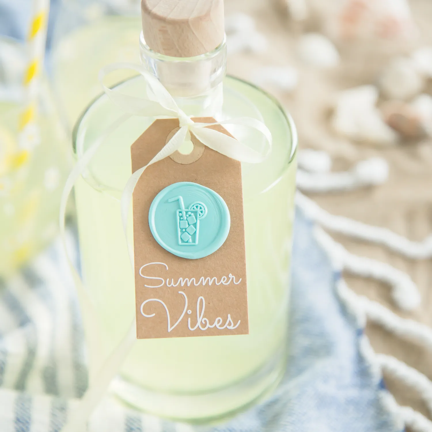 Jessy at Sea Lemonade wax seal stempel 25 mm zomer