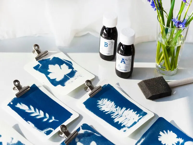 La Petite Epicerie cyanotype pakket blauwdruk DIY set