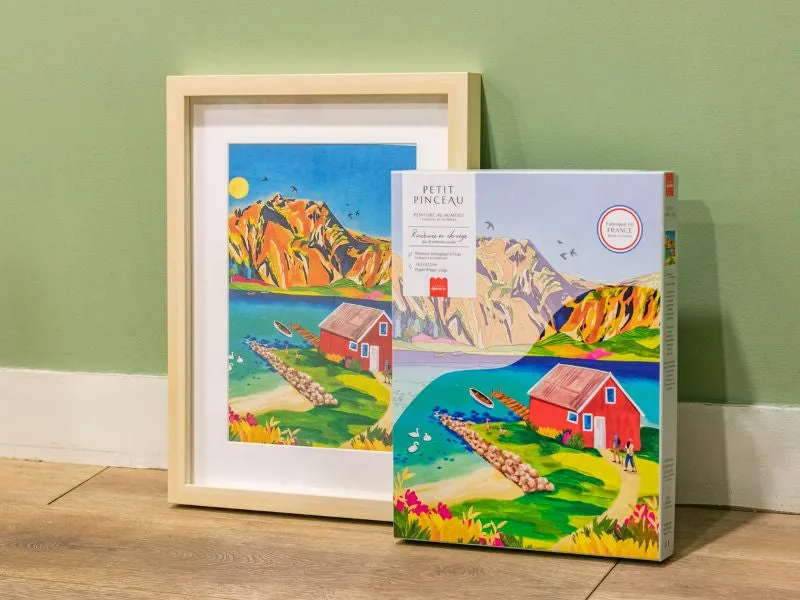 La Petite Epicerie Petit Pinceau Randonnée en Norvège schilderen op nummer