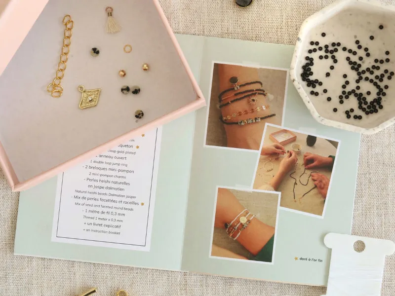 La Petite Epicerie Mon bracelet multirang armband set wit 5 rijen