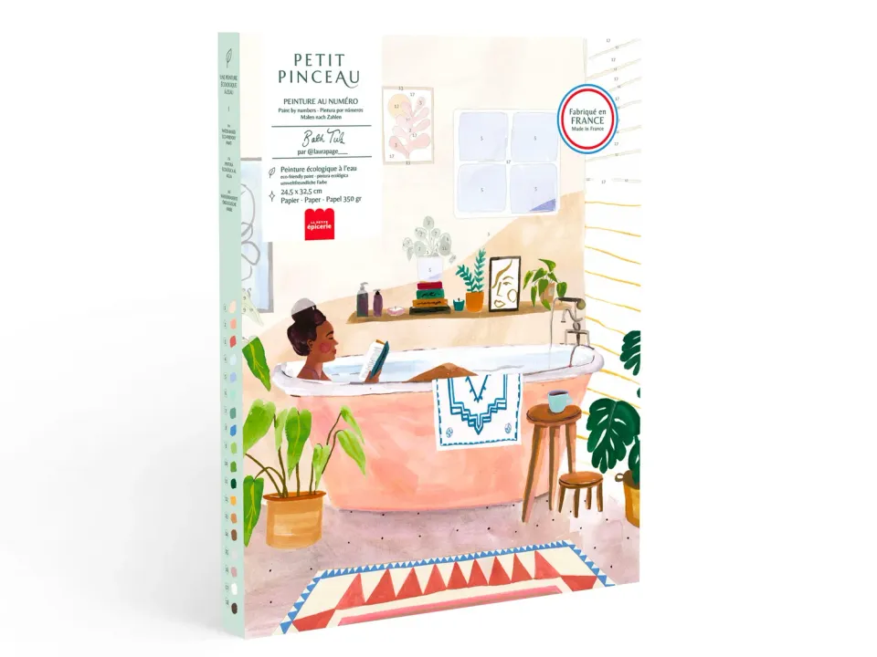 Petit Pinceau Bath Tub schilderen op nummer Laura Page