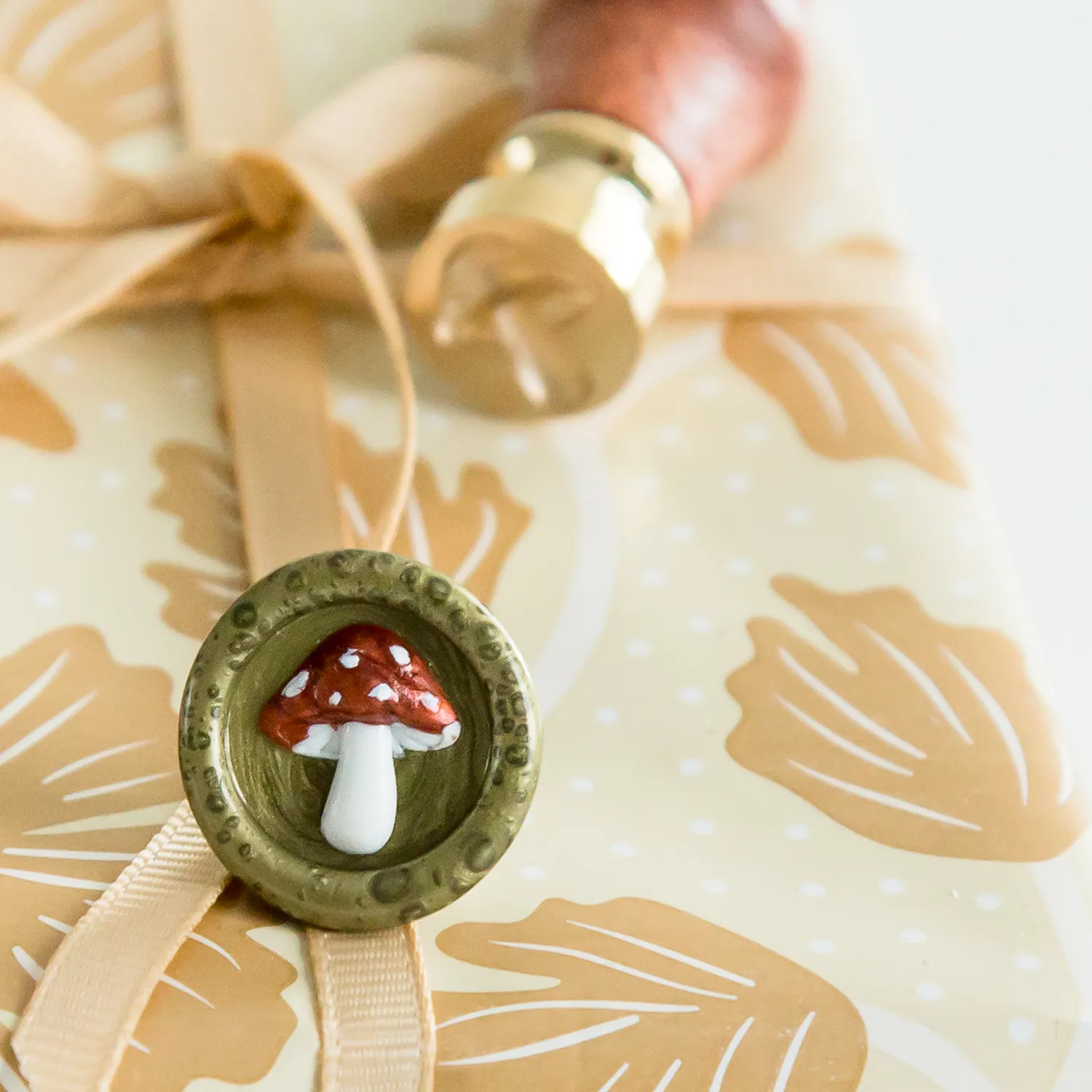 Jessy at Sea Mini Mushroom waxstempel 15 mm herfst