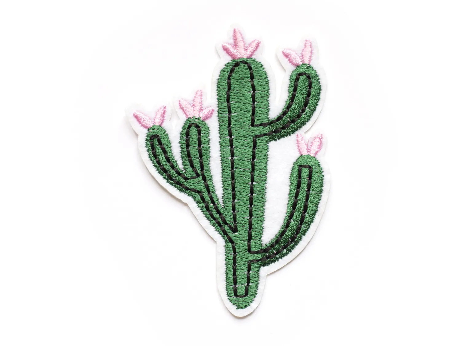 La Petite Epicerie strijkpatch cactus met bloemen