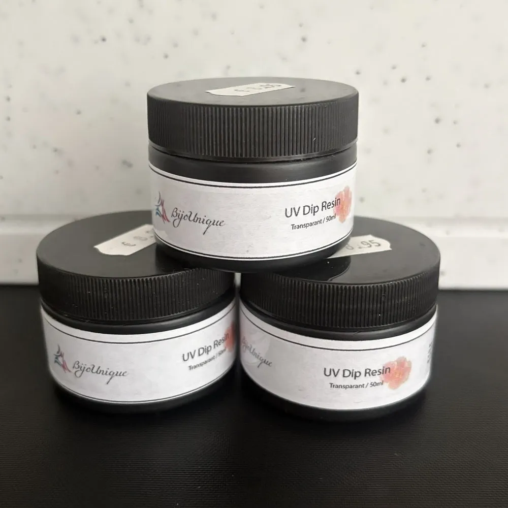 Bijounique UV-dip-resin transparant pot 50 ml wire art