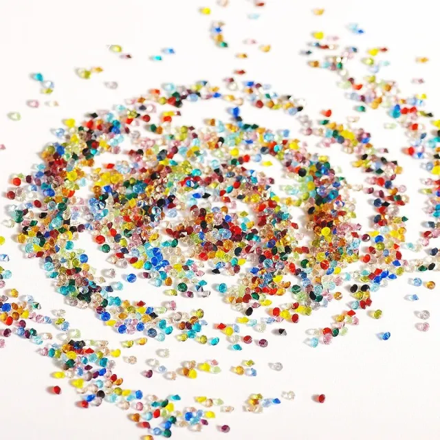 Bijounique Diamant steentjes XS zakje 1440 stuks multicolor