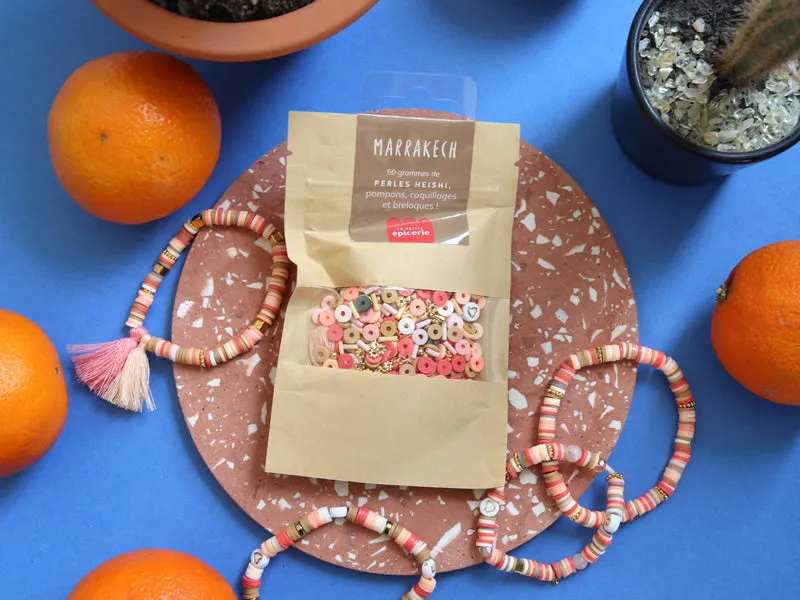 La Petite Epicerie Marrakech kralenmix heishi 50 gram zomer