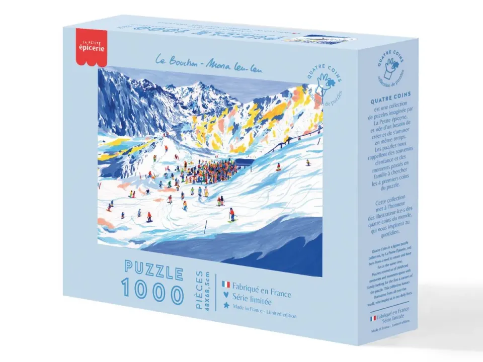 La Petite Epicerie Le Bouchon puzzel 1000 stukjes ski