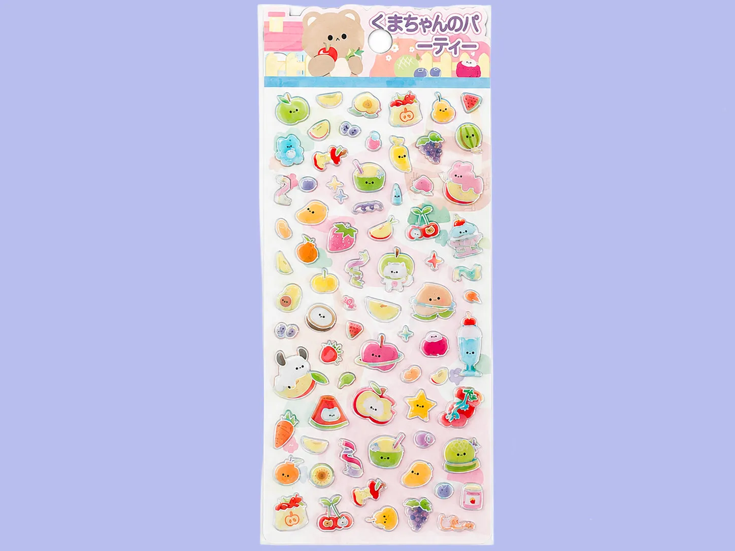 La Petite Epicerie Koreaanse stickers eten pastel 3D
